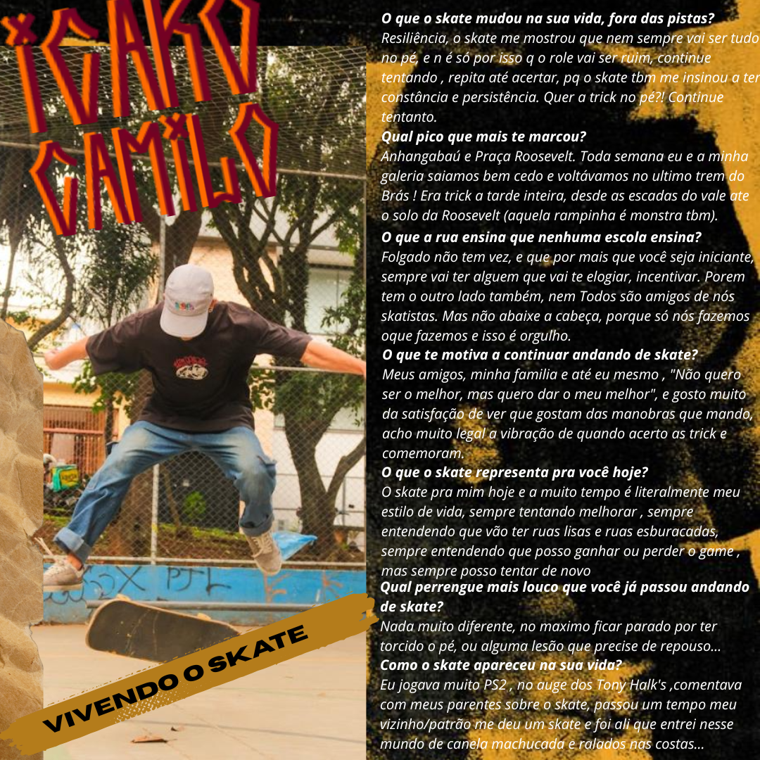 Icaro Camilo: Vivendo o Skate